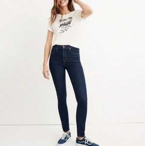 10" High-Rise Skinny Jeans in Lucille Wash